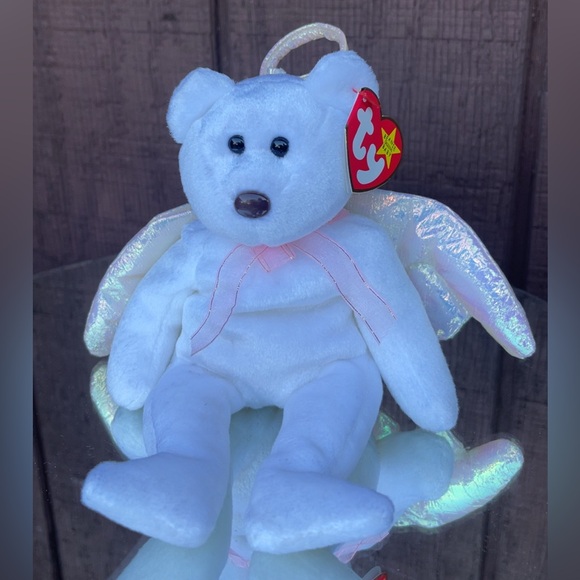 Ty Other - V - ‘98 - Ty Halo the Beanie Baby Angel 🐻